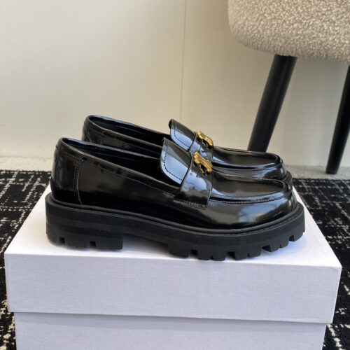 Alternative view of CELINE Triomphe Platform Loafers