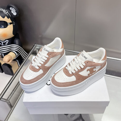 CELINE Arc de Triomphe Color Block Platform Casual Sneakers