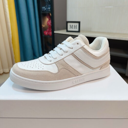 Alternative view of CELINE color-blocked flat sneakers