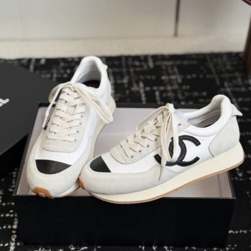 Alternative view of CHANEL Retro German Training Casual Sneakers
