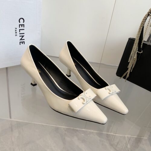 Alternative view of CELINE Arc de Triomphe Bow Pointed-Toe Stilettos