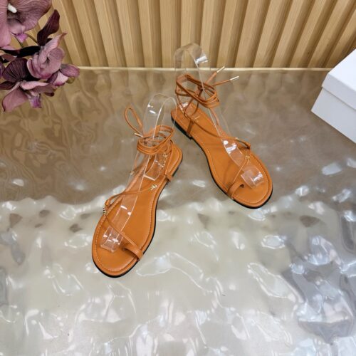 Alternative view of CELINE Arc de Triomphe Strappy Flat Sandals
