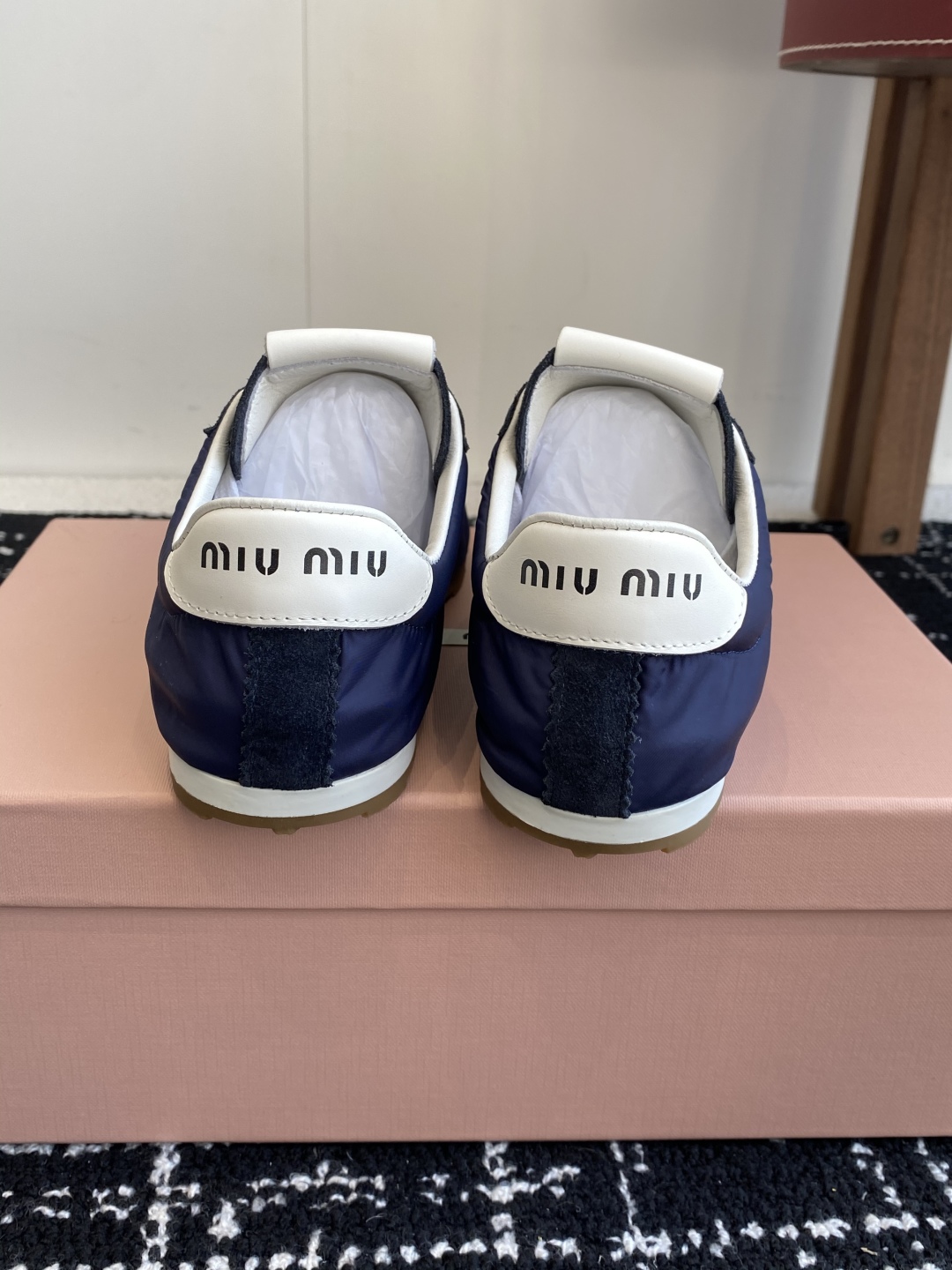 Miu Miu patchwork retro Safari casual shoes - Image 10