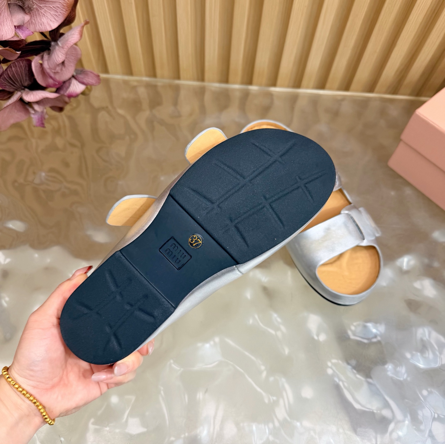 Miu Miu Double Velcro Platform Birkenstock Sandals - Image 11