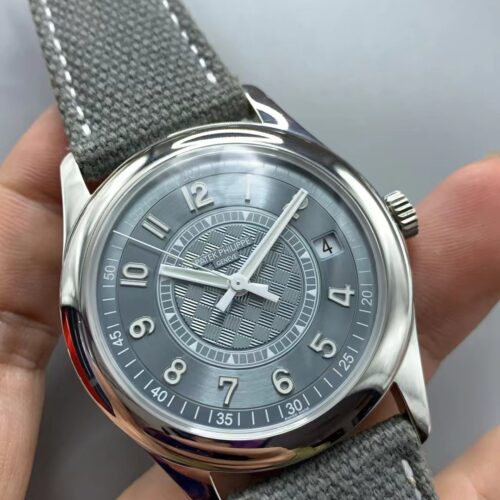 Alternative view of Patek Philippe Calatrava grey dial vintage watch