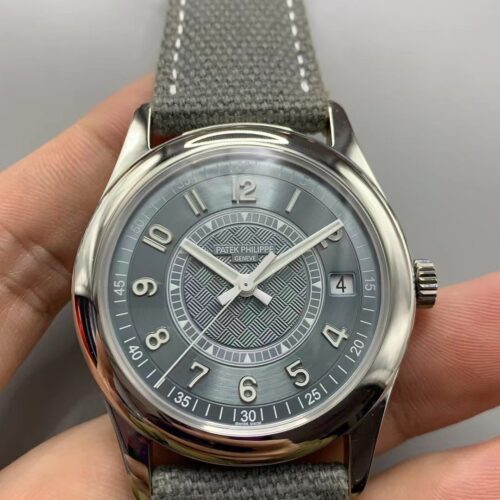 Patek Philippe Calatrava grey dial vintage watch
