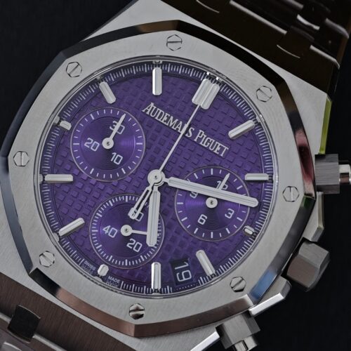 Alternative view of Audemars Piguet Royal Oak 26331ST Purple Dial Limited Edition Chronograph Watch