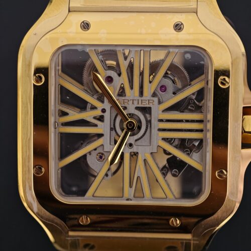 Cartier Santos Skeleton Manual Watch |