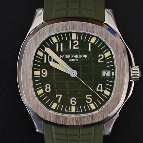 Patek Philippe Aquanaut Army Green Dial Grenade Watch