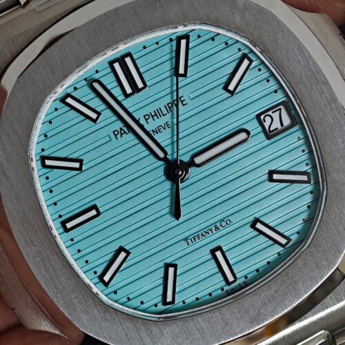 Alternative view of Patek Philippe and Tiffany & Co. Nautilus (Tiffany Blue Limited Edition)