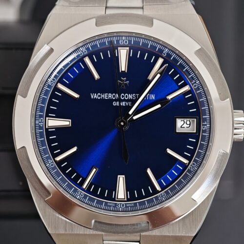 Vacheron Constantin Overseas Blue Dial Steel Watch