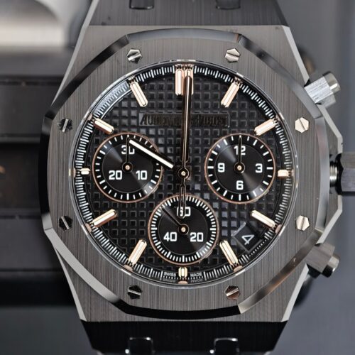 Audemars Piguet Royal Oak 26331CE Black Ceramic Rose Gold Chronograph Watch