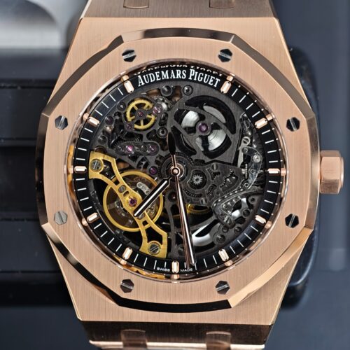 Audemars Piguet Royal Oak 15712OR Skeletonized Rose Gold Watch