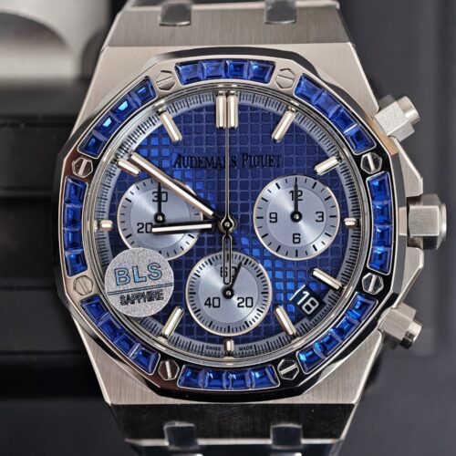 Audemars Piguet Royal Oak 26331ST Blue Dial Blue Bezel Chronograph Watch