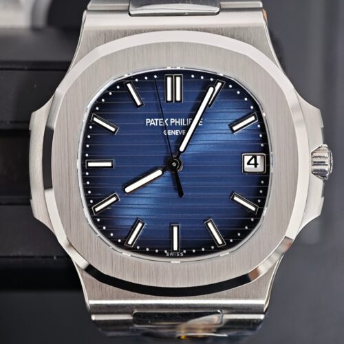 Patek Philippe Nautilus Classic Blue Dial Steel Watch
