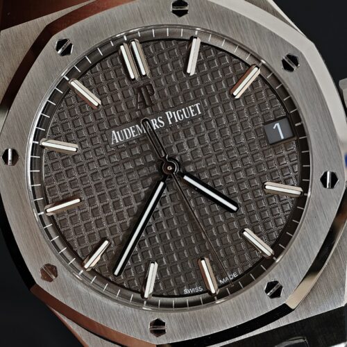 Alternative view of Audemars Piguet Royal Oak Grey Dial Watch