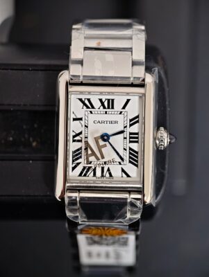 Cartier Tank Louis Cartier Small All-Steel Steel Strap Model