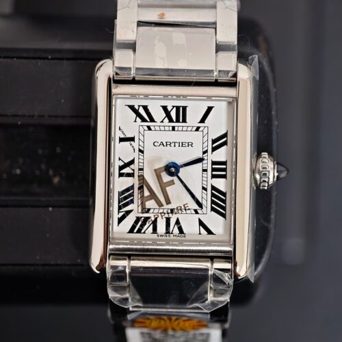 Cartier Tank Louis Cartier Small All-Steel Steel Strap Model