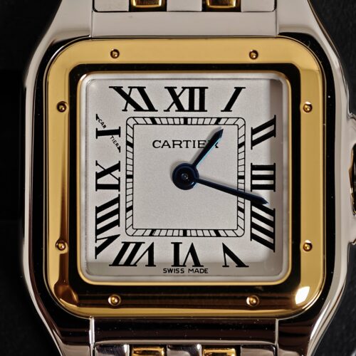 Cartier Santos-Dumont Small Two-Tone Brass