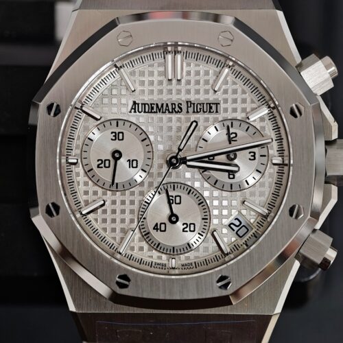 Audemars Piguet Royal Oak Chronograph (Silver Dial, Steel Chronograph Oak)