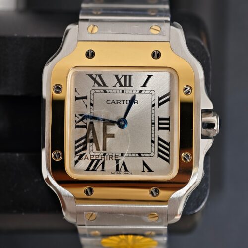 Cartier Santos de Cartier Two-Tone Santos White 27mm