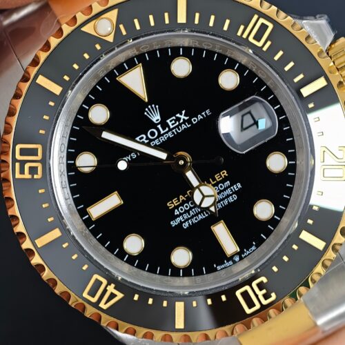 Alternative view of Rolex Sea-Dweller two-tone model